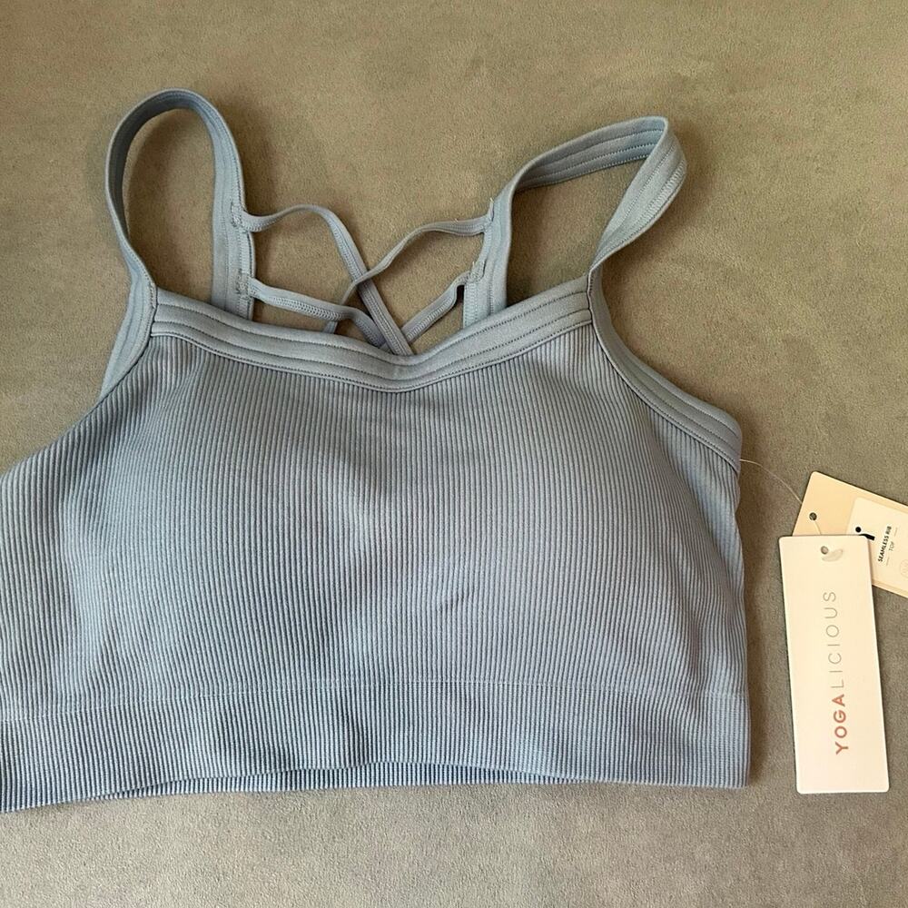 Yogalicious Seamless Rib Top - Medium